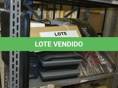 LOTE 003 - 01-PAINEL P/GUINCHE/SENHA, 02- SCANJET G4050, 01- FAX PANASONIC, 01 LOUSA DIGITAL P/DESENHOS,01-ESTABILIZADOR (NO ESTADO)