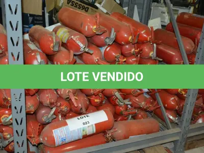 LOTE 023 - 01-LOTE CONTENDO APX 35 EXTINTORES P/INCENDIO B.C (NO ESTADO)