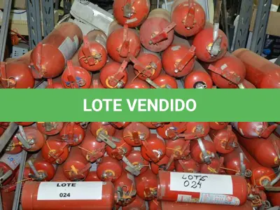 LOTE 024 - 01-LOTE CONTENDO APX 35 EXTINTORES P/INCENDIO B.C (NO ESTADO)