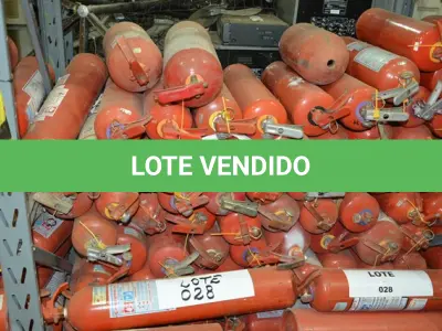 LOTE 028 - 01-LOTE CONTENDO APX 35 EXTINTORES P/INCENDIO B.C (NO ESTADO)