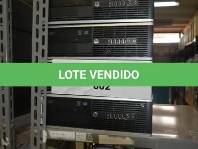 LOTE 002 - 04- CPUS MARCA HP (NO ESTADO)