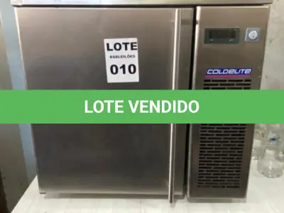 LOTE 010 - 01 ULTRA CONGELADOR PARA SORVETE, EM INOX, MARCA “COLDELITE”, MOD. CK-50 GFO30AF2. (NO ESTADO)