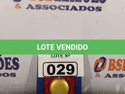 LOTE 029 - 01 RELÓGIO DE BOLSO ANALÓGICO. (NO ESTADO, LEILÃO NÃO TEM GARANTIA E NEM DEVOLUÇÃO, SUJEITO A POSSÍVEIS AVARIAS VISÍVEIS/OCULTAS E/OU AUSÊNCIA DE COMPONENTES).