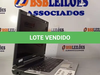 LOTE 004 - 01 NOTEBOOK MARCA EVEREX SEM FONTE PARA RETIRADA DE PEÇAS. (NO ESTADO, LEILÃO NÃO TEM GARANTIA E NEM DEVOLUÇÃO, SUJEITO A POSSÍVEIS AVARIAS VISÍVEIS/OCULTAS E/OU AUSÊNCIA DE COMPONENTES).
