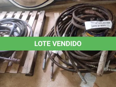 LOTE 029 - 01 LOTE COM MANGUEIRAS PARA MANGOTES VIBRATÓRIOS (NO ESTADO, NÃO SABEMOS SE FUNCIONA. LEILÃO NÃO TEM GARANTIA E NEM DEVOLUÇÃO).