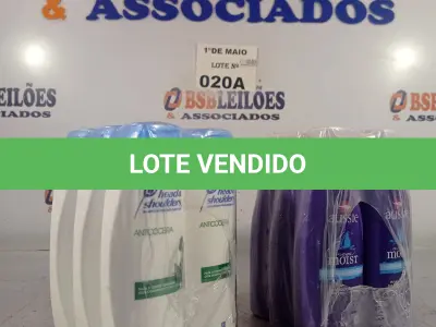 LOTE 020 - 06 FRASCOS DE SHAMPOO ANTICOCEIRA HEAD&SHOUDERS 200ML E 06 FRASCOS DE CONDICIONADOR AUSSIE 180ML. (NO ESTADO, LEILÃO NÃO TEM GARANTIA E NEM DEVOLUÇÃO, SUJEITO A POSSÍVEIS AVARIAS VISÍVEIS/OCULTAS E/OU AUSÊNCIA DE COMPONENTES).