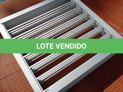 LOTE 275 - 05 JANELAS EM ALUMÍNIO (NO ESTADO, NÃO SABEMOS SE FUNCIONA. LEILÃO NÃO TEM GARANTIA E NEM DEVOLUÇÃO).