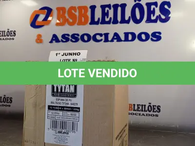 LOTE 036 - 12 TUBOS DE ESPUMA PU MULTIUSO TYTAN. (NO ESTADO, LEILÃO NÃO TEM GARANTIA E NEM DEVOLUÇÃO, SUJEITO A POSSÍVEIS AVARIAS VISÍVEIS/OCULTAS E/OU AUSÊNCIA DE COMPONENTES).