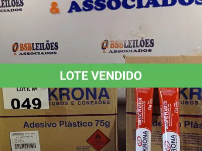 LOTE 049 - 02 CAIXAS COM BISNAGAS DE ADESIVO PLÁSTICO PARA TUBOS E CONEXÕES DE PVC RÍGIDO 75G 30 UNIDADES CADA. (NO ESTADO, LEILÃO NÃO TEM GARANTIA E NEM DEVOLUÇÃO, SUJEITO A POSSÍVEIS AVARIAS VISÍVEIS/OCULTAS E/OU AUSÊNCIA DE COMPONENTES).
