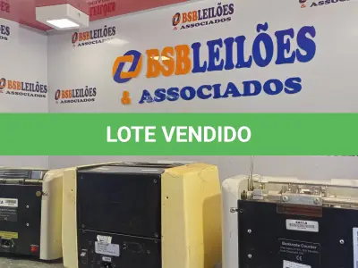 LOTE 029 - 03 CONTADORAS DE CÉDULAS MARCAS E MODELOS DIVERSOS. (NO ESTADO, LEILÃO NÃO TEM GARANTIA E NEM DEVOLUÇÃO, SUJEITO A POSSÍVEIS AVARIAS VISÍVEIS/OCULTAS E/OU AUSÊNCIA DE COMPONENTES).