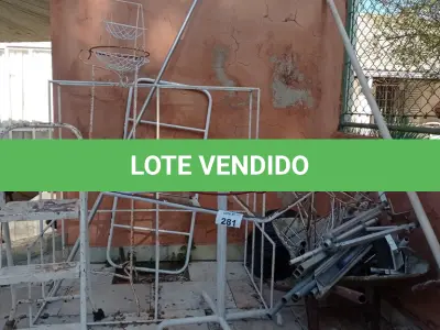 LOTE 281 - 01 LOTE COM SUCATA EM FERRO (NO ESTADO, NÃO SABEMOS SE FUNCIONA. LEILÃO NÃO TEM GARANTIA E NEM DEVOLUÇÃO).