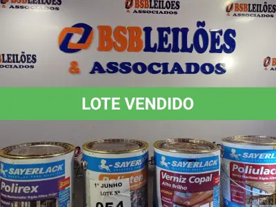 LOTE 054 - 04 GALÕES DE VERNIZ SAYERLACK 3,6L SENDO 01 MARÍTIMO. (NO ESTADO, LEILÃO NÃO TEM GARANTIA E NEM DEVOLUÇÃO, SUJEITO A POSSÍVEIS AVARIAS VISÍVEIS/OCULTAS E/OU AUSÊNCIA DE COMPONENTES).