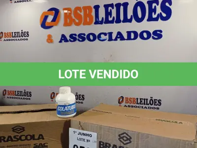 LOTE 050 - 02 CAIXAS COM COLA TUBO ST BRASCOLA 15 FRASCOS CADA. (NO ESTADO, LEILÃO NÃO TEM GARANTIA E NEM DEVOLUÇÃO, SUJEITO A POSSÍVEIS AVARIAS VISÍVEIS/OCULTAS E/OU AUSÊNCIA DE COMPONENTES).