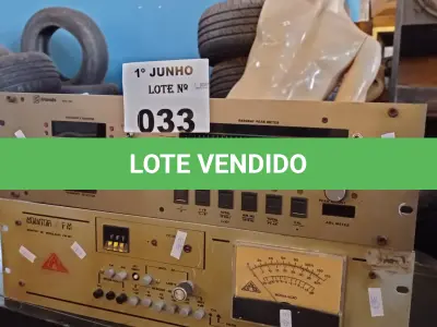 LOTE 033 - 02 MONITORES DE MODULAÇÃO DE FM MARCAS E MODELOS DIVERSOS. (NO ESTADO, LEILÃO NÃO TEM GARANTIA E NEM DEVOLUÇÃO, SUJEITO A POSSÍVEIS AVARIAS VISÍVEIS/OCULTAS E/OU AUSÊNCIA DE COMPONENTES).