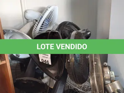 LOTE 046 - 01 LOTE COM VÁRIOS VENTILADORES MARCAS E MODELOS DIVERSOS PARA RETIRADA DE PEÇAS. (NO ESTADO, LEILÃO NÃO TEM GARANTIA E NEM DEVOLUÇÃO, SUJEITO A POSSÍVEIS AVARIAS VISÍVEIS/OCULTAS E/OU AUSÊNCIA DE COMPONENTES).