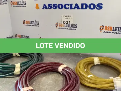 LOTE 031 - 03 ROLOS DE MANGUEIRA DE LED CORES DIVERSAS. (NO ESTADO, LEILÃO NÃO TEM GARANTIA E NEM DEVOLUÇÃO, SUJEITO A POSSÍVEIS AVARIAS VISÍVEIS/OCULTAS E/OU AUSÊNCIA DE COMPONENTES).