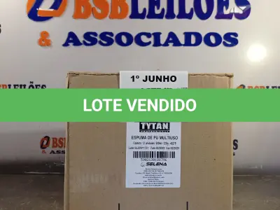 LOTE 055 - 12 TUBOS DE ESPUMA PU MULTIUSO TYTAN. (NO ESTADO, LEILÃO NÃO TEM GARANTIA E NEM DEVOLUÇÃO, SUJEITO A POSSÍVEIS AVARIAS VISÍVEIS/OCULTAS E/OU AUSÊNCIA DE COMPONENTES).