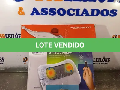 LOTE 022 - 02 – APARELHOS MASSAGEADOR (NO ESTADO, NÃO SABEMOS SE FUNCIONA. LEILÃO NÃO TEM GARANTIA E NEM DEVOLUÇÃO, SUJEITO A POSSÍVEIS AVARIAS VISÍVEIS/OCULTAS E/OU AUSÊNCIA DE COMPONENTES)