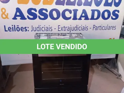 LOTE 026 - 01 - FOGÃO 5 BOCAS DECORATO G3 MUELLER BIVOLT PRETO (NO ESTADO, NÃO SABEMOS SE FUNCIONA. LEILÃO NÃO TEM GARANTIA E NEM DEVOLUÇÃO, SUJEITO A POSSÍVEIS AVARIAS VISÍVEIS/OCULTAS E/OU AUSÊNCIA DE COMPONENTES)