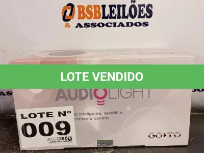 LOTE 009 - 01 - SISTEMA DE SOM E ILUMINAÇÃO SEM FIO (NO ESTADO, NÃO SABEMOS SE FUNCIONA. LEILÃO NÃO TEM GARANTIA E NEM DEVOLUÇÃO, SUJEITO A POSSÍVEIS AVARIAS VISÍVEIS/OCULTAS E/OU AUSÊNCIA DE COMPONENTES)