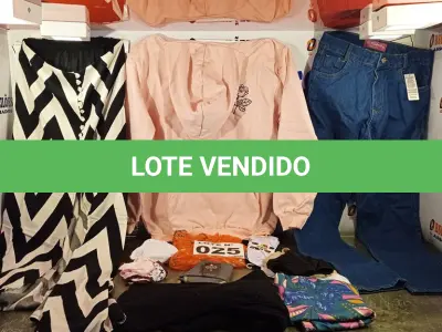 LOTE 025 - 15 – PEÇAS DE ROUPAS FEMININAS DIVERSAS (NO ESTADO, NÃO SABEMOS SE FUNCIONA. LEILÃO NÃO TEM GARANTIA E NEM DEVOLUÇÃO, SUJEITO A POSSÍVEIS AVARIAS VISÍVEIS/OCULTAS E/OU AUSÊNCIA DE COMPONENTES)