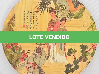 LOTE 063 - LINDO CONJUNTO JAPONÊS EM BAMBU (NO ESTADO)