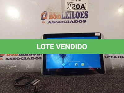 LOTE 020 - 01 TABLETE SAMSUNG TAB 2  16GB, WIFI, MODELO GT-P5110 (NO ESTADO, NÃO SABEMOS SE FUNCIONA. LEILÃO NÃO TEM GARANTIA E NEM DEVOLUÇÃO, SUJEITO A POSSÍVEIS AVARIAS VISÍVEIS/OCULTAS E/OU AUSÊNCIA DE COMPONENTES)