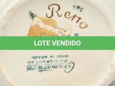 LOTE 072 - CONJUNTO EM FAIANÇA  ANTIGO DECADA DE 80 (NO ESTADO)