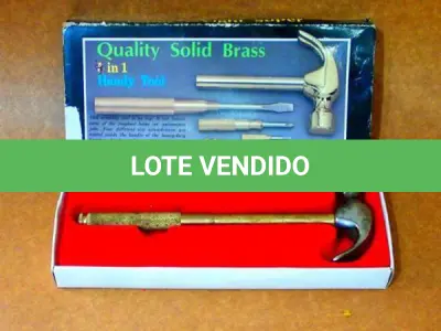 LOTE 080 - RARA FERRAMENTA DÉCADA DE 80 IMPORTADA DE TAIWAN SÉRIE L 250 EM METAIS NOBRES. MEL (NO ESTADO)