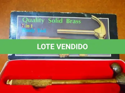 LOTE 080 - RARA FERRAMENTA DÉCADA DE 80 IMPORTADA DE TAIWAN SÉRIE L 250 EM METAIS NOBRES. MEL (NO ESTADO)