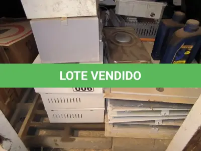 LOTE 006 - 01 LOTE COM FONTE AUXILIAR E QUADROS ELÉTRICOS (NO ESTADO)