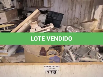 LOTE 118 - 01 LOTE COM QUADROS ELÉTRICOS, DETECTORES DE FUMAÇA E MÓDULOS ISOLADORES DE CURTO (NO ESTADO)