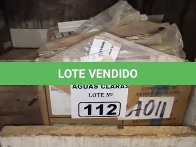 LOTE 112 - 01 LOTE COM BARRAMENTOS TRIPOLAR PARA SISTEMA ELÉTRICO (NO ESTADO)