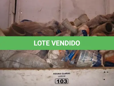 LOTE 103 - 01 LOTE COM CAIXAS SIFONADAS, JUNÇÕES (NO ESTADO)