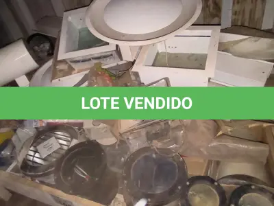 LOTE 105 - 01 LOTE COM LUMINÁRIAS DIVERSAS (NO ESTADO)