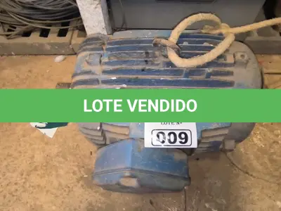 LOTE 009 - 01 MOTOR ELÉTRICO MARCA WEG SEM IDENTIFICAÇÃO (NO ESTADO)