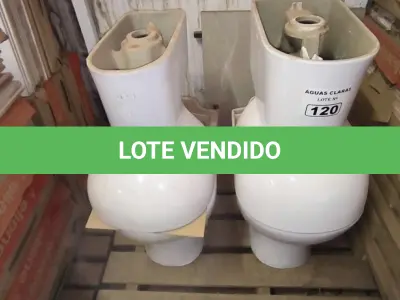 LOTE 120 - 04 VASOS SANITÁRIOS (NO ESTADO)