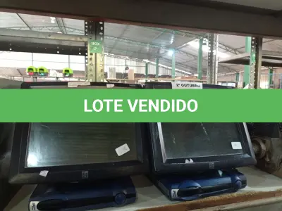 LOTE 099 - 03 MINIS CPU COM MONITOR ACOPLADO E 02 APARELHOS DE SOM. (NO ESTADO) ATENÇÃO! FAZER A VISITAÇÃO ANTES DE ARREMATAR, NÃO SABEMOS SE FUNCIONA. LEILÃO NÃO TEM GARANTIA E NEM DEVOLUÇÃO, SUJEITO A POSSÍVEIS AVARIAS VISÍVEIS/OCULTAS E/OU AUSÊNCIA DE COMPONENTES.