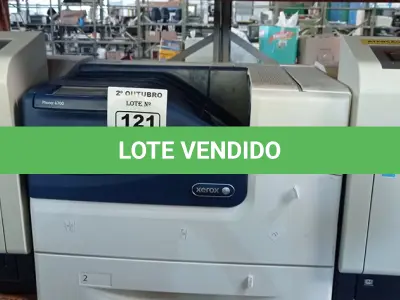 LOTE 121 - 03 IMPRESSORAS MARCAS E MODELOS DIVERSOS PARA RETIRADA DE PEÇAS. (NO ESTADO) ATENÇÃO! FAZER A VISITAÇÃO ANTES DE ARREMATAR, NÃO SABEMOS SE FUNCIONA. LEILÃO NÃO TEM GARANTIA E NEM DEVOLUÇÃO, SUJEITO A POSSÍVEIS AVARIAS VISÍVEIS/OCULTAS E/OU AUSÊNCIA DE COMPONENTES.