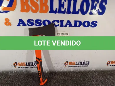 LOTE 024 - 01 MACHADINHA CAÇA E PESCA COM CABO EMBORRACHADO. (NO ESTADO) ATENÇÃO! FAZER A VISITAÇÃO ANTES DE ARREMATAR, NÃO SABEMOS SE FUNCIONA. LEILÃO NÃO TEM GARANTIA E NEM DEVOLUÇÃO, SUJEITO A POSSÍVEIS AVARIAS VISÍVEIS/OCULTAS E/OU AUSÊNCIA DE COMPONENTES.