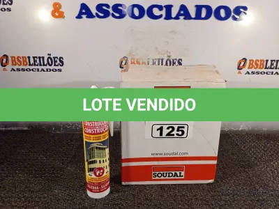 LOTE 125 - 12 TUBOS DE SILICONE NEUTRO PARA CONSTRUÇÃO COR BRANCO 340G. (NO ESTADO) ATENÇÃO! FAZER A VISITAÇÃO ANTES DE ARREMATAR, NÃO SABEMOS SE FUNCIONA. LEILÃO NÃO TEM GARANTIA E NEM DEVOLUÇÃO, SUJEITO A POSSÍVEIS AVARIAS VISÍVEIS/OCULTAS E/OU AUSÊNCIA DE COMPONENTES.