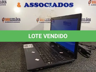 LOTE 150 - 01 NOTEBOOK MARCA ACER COM FONTE. (NO ESTADO) ATENÇÃO! FAZER A VISITAÇÃO ANTES DE ARREMATAR, NÃO SABEMOS SE FUNCIONA. LEILÃO NÃO TEM GARANTIA E NEM DEVOLUÇÃO, SUJEITO A POSSÍVEIS AVARIAS VISÍVEIS/OCULTAS E/OU AUSÊNCIA DE COMPONENTES.