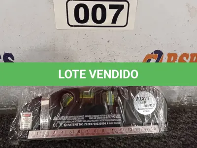 LOTE 007 - 01 TRENA DE 2.50M COM NÍVEL A LASER. (NO ESTADO) ATENÇÃO! FAZER A VISITAÇÃO ANTES DE ARREMATAR, NÃO SABEMOS SE FUNCIONA. LEILÃO NÃO TEM GARANTIA E NEM DEVOLUÇÃO, SUJEITO A POSSÍVEIS AVARIAS VISÍVEIS/OCULTAS E/OU AUSÊNCIA DE COMPONENTES.