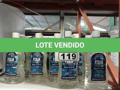 LOTE 119 - 01 LOTE COM VÁRIOS FRASCOS DE ÁLCOOL EM GEL. (NO ESTADO) ATENÇÃO! FAZER A VISITAÇÃO ANTES DE ARREMATAR, NÃO SABEMOS SE FUNCIONA. LEILÃO NÃO TEM GARANTIA E NEM DEVOLUÇÃO, SUJEITO A POSSÍVEIS AVARIAS VISÍVEIS/OCULTAS E/OU AUSÊNCIA DE COMPONENTES.