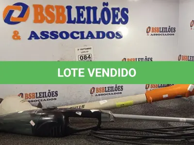 LOTE 084 - 01 CORTADOR DE GRAMA E 01 ASPIRADOR DE PÓ MARCAS E MODELOS DIVERSOS COM AVARIAS. (NO ESTADO) ATENÇÃO! FAZER A VISITAÇÃO ANTES DE ARREMATAR, NÃO SABEMOS SE FUNCIONA. LEILÃO NÃO TEM GARANTIA E NEM DEVOLUÇÃO, SUJEITO A POSSÍVEIS AVARIAS VISÍVEIS/OCULTAS E/OU AUSÊNCIA DE COMPONENTES.