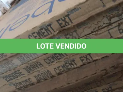 LOTE 400 - LOTE COM 36 CAIXAS DE PORCELANATO PORTOBELLO 60X60 BRAVA CEMENT EXTER E 12 PEÇAS DE PISO DE OUTRO MODELO 60X60 (NO ESTADO)