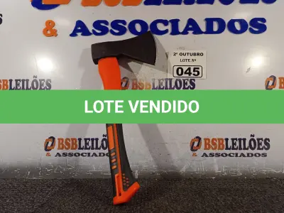 LOTE 045 - 01 MACHADINHA CAÇA E PESCA COM CABO EMBORRACHADO. (NO ESTADO) ATENÇÃO! FAZER A VISITAÇÃO ANTES DE ARREMATAR, NÃO SABEMOS SE FUNCIONA. LEILÃO NÃO TEM GARANTIA E NEM DEVOLUÇÃO, SUJEITO A POSSÍVEIS AVARIAS VISÍVEIS/OCULTAS E/OU AUSÊNCIA DE COMPONENTES.