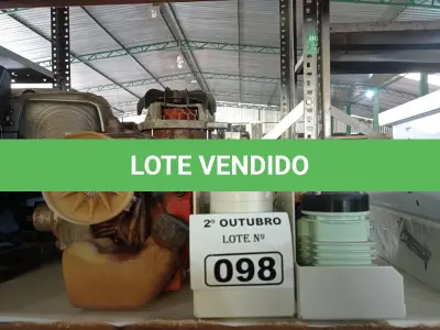 LOTE 098 - 01 LOTE COM MOTORES DIVERSOS. (NO ESTADO) ATENÇÃO! FAZER A VISITAÇÃO ANTES DE ARREMATAR, NÃO SABEMOS SE FUNCIONA. LEILÃO NÃO TEM GARANTIA E NEM DEVOLUÇÃO, SUJEITO A POSSÍVEIS AVARIAS VISÍVEIS/OCULTAS E/OU AUSÊNCIA DE COMPONENTES.