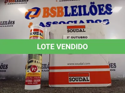 LOTE 125 - 12 TUBOS DE SILICONE NEUTRO PARA CONSTRUÇÃO COR BRANCO 340G. (NO ESTADO) ATENÇÃO! FAZER A VISITAÇÃO ANTES DE ARREMATAR, NÃO SABEMOS SE FUNCIONA. LEILÃO NÃO TEM GARANTIA E NEM DEVOLUÇÃO, SUJEITO A POSSÍVEIS AVARIAS VISÍVEIS/OCULTAS E/OU AUSÊNCIA DE COMPONENTES.