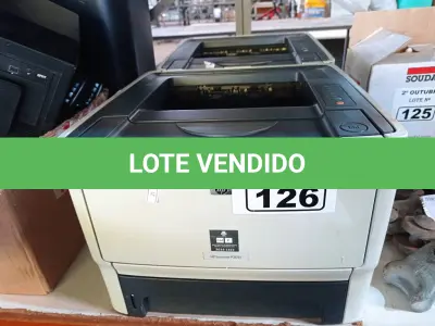 LOTE 126 - 02 IMPRESSORAS HP LASERJET P2015. (NO ESTADO) ATENÇÃO! FAZER A VISITAÇÃO ANTES DE ARREMATAR, NÃO SABEMOS SE FUNCIONA. LEILÃO NÃO TEM GARANTIA E NEM DEVOLUÇÃO, SUJEITO A POSSÍVEIS AVARIAS VISÍVEIS/OCULTAS E/OU AUSÊNCIA DE COMPONENTES.